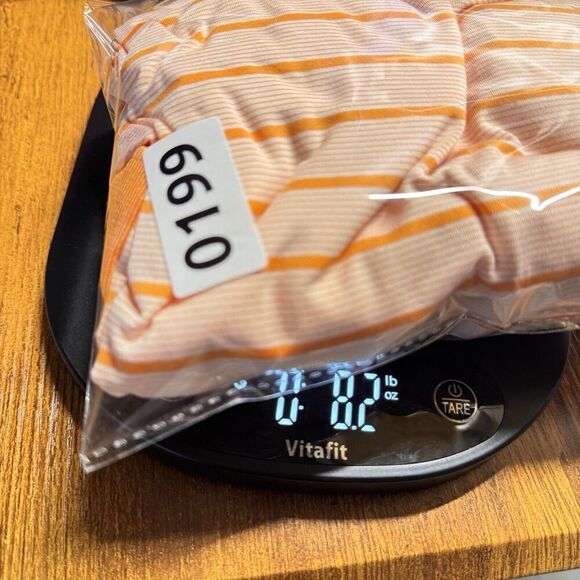 Oxford Golf Sz XL Super Dry COOLMAX Polo Men's Orange White Stripe  0199 - Picture 13 of 13